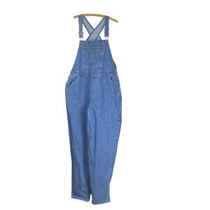 ASOS Design Light Wash Denim Bib Overalls Size 16 Tall